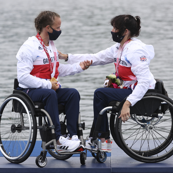 Two Paralympic GB canoeists